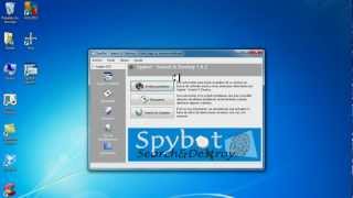 Como Usar Spybot Para Eliminar Spyware [upl. by Ger849]