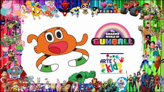 VIDEOS INFANTIL NIÑOS EDUCATIVOS – GUMBALL  DIBUJOS ANIMADOS CARICATURAS COMIQUITAS [upl. by Slein]