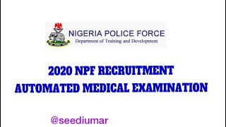 NIGERIAN POLICE MEDICAL SCREENING [upl. by Joachim]