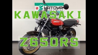 カワサキ Kawasaki Ｚ６５０ＲＳ エンジン音 ２０２３年モデル５０周年仕様！スライダー・フェンダーレス・ドラレコ装着！！ z650rs [upl. by Kirstin]