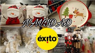 NAVIDAD EN TIENDAS ÉXITO 🎄 LO MÁS NUEVO EN DECORACIÓN PARA ESTA NAVIDAD [upl. by Alberto]