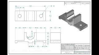 Solid Edge 2024 Tutorial  Moderate Beginners  1 [upl. by Jordanson]