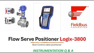 Positioner Logix 3800 Flow serve [upl. by Killian353]