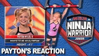 Paytons Reaction to American Ninja Warrior Jr [upl. by Bonita]