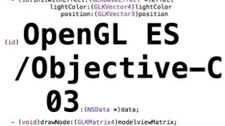 OpenGL ES ObjectiveC Game Tutorial part 3 Vertex arrays [upl. by Silvana]