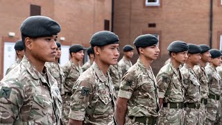 Recruit Intake 23 Cap Badging event Catterick Aug 23 high res [upl. by Paquito654]