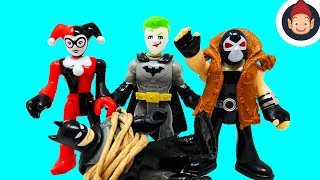 Imaginext Legends of Batman Crime Alley amp Imaginext Batbot Extreme Toys [upl. by Jem929]