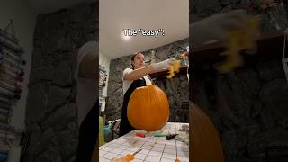 Have you carved your pumpkin yet 😭🎃🫢fypシ゚ funny relatable pumpkins halloween shorts viral [upl. by Nielsen653]