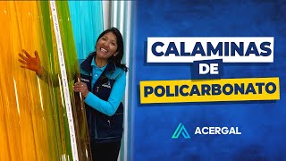 Láminas de Policarbonato La solución perfecta para tus proyectos de construcción  ACERGAL [upl. by Llenoil]