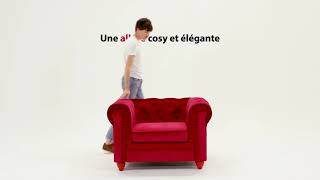 Le fauteuil chesterfield en velours par MenzzoFr [upl. by Ziom]