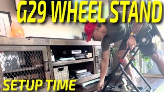 How Long to Setup My Simracing Wheel Stand Logitech G29 on a Diwangus Wheel Stand [upl. by Tish752]