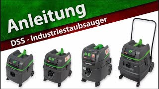 ANLEITUNG DSS  Industriestaubsauger [upl. by Mclaughlin]