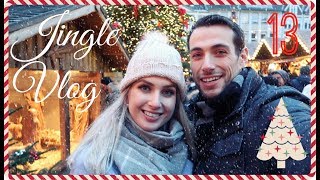 Kerstmarkt in Düsseldorf met Glühwein amp Bratwurst 🎄 JINGLE VLOG 13  Sarah Rebecca [upl. by Naihr]