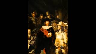 Animation of De Nachtwacht  Rembrandt Harmensz van Rijn [upl. by Ennovahs249]