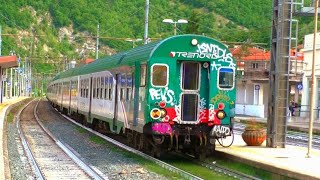 Migliori COLPACCI ferroviari in Liguria tra Gennaio e Giugno 2024 TRENI IN TRANSITO [upl. by Chisholm]