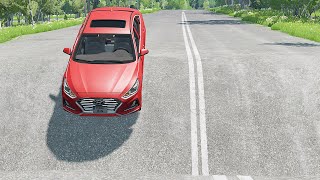 Mobil vs Potholes 8  BeamNG Drive [upl. by Ennagrom690]