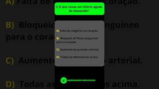 💥💥 O que causa um infarto agudo do miocárdio infartodocoração infarto enfermagem [upl. by Leonid]