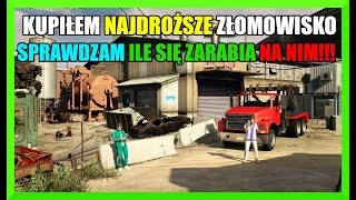 KUPIŁEM NAJDROŻSZE ZŁOMOWISKO ILE SIĘ NA TYM ZARABIA  NOWE DLC  THE CHOP SHOP  GTA 5 ONLINE [upl. by Eiroc]