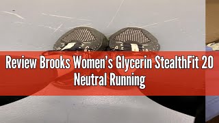 Review Brooks Women’s Glycerin StealthFit 20 Neutral Running Shoe  BlackPearlPeach  8 Medium [upl. by Donall]