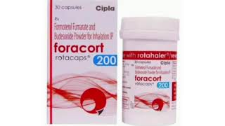 foracort rRotacaps 200 Inhalation Formoterol Fumarate and Budesonide Powder for Inhalation IP [upl. by Ahsuatan]