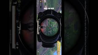 Aim 4x scope 1 v 3 short viral trending gameplay bgmi [upl. by Anelis]