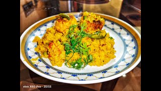 Gobindobhog Chaler Khichuri Recipe  Alu Fulkopir Khichuri  Payels Kitchen [upl. by Llebana]