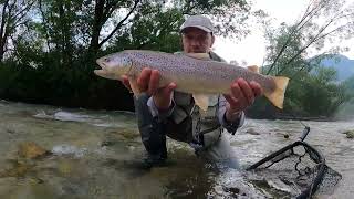 Muškaření v Italii Italy Fly fishing in the Dolomites part 2 [upl. by Macegan90]