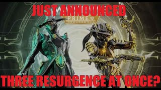 WARFRAME ANOTHER ONE New Primed Resurgance Announced Alongside Ember PrimeGlaive  Jade Shadows [upl. by Pardoes476]