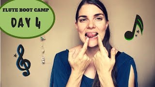 Flute boot camp Day 4 Articulation drills single tonguing [upl. by Eilla]