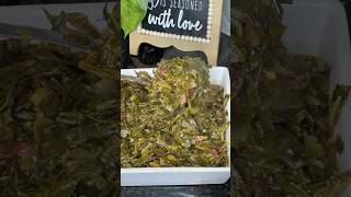 Collard greens recipe 🫶🏽 shorts howto foodie cooking dinner recipe videoshorts [upl. by Ikuy]