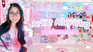 Artist Alley Vlog 28 SC Comicon 2023 [upl. by Anirehtak]