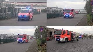 BullhornLagerhallenbrand Feuerwehr Kleinostheim Jahresabschlussübung 2019 [upl. by Aloivaf769]