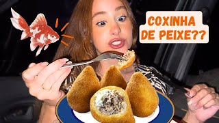 PROVANDO COXINHAS DIFERENTES coxinhas de sabores esquisitos [upl. by Antebi]