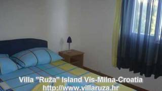 Villa quotRužaquot IslandVisMilna Croatia [upl. by Nissa]