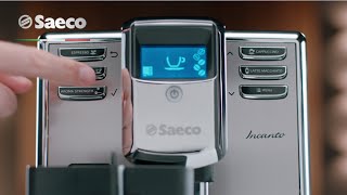 How you can customize the aroma setting in your Saeco machine [upl. by Enelyw890]