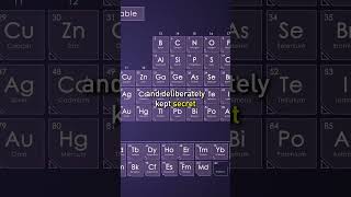 The Secret Removal Of The Most Important Element In Mendeleevs Periodic Table shorts [upl. by Bohs13]