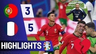 full penalty shootout Portugal vs France euro 2024 fan cam [upl. by Eedyah]