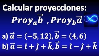 54 Proyecciones de vectores con gráfica MUY FÁCIL [upl. by Ayokal]