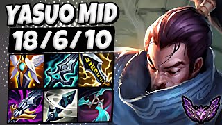 Yasuo vs Azir  MID  Lol Korea Master Patch 1413 ✅ [upl. by Thierry]