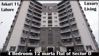 4 Bedroom 12 Marla Flat in Sector D Askari 11 Lahore For Sale [upl. by Elletsyrc]