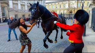 When ARROGANT Tourists TEST Royal Guards HORSE amp REGRET [upl. by Cher]