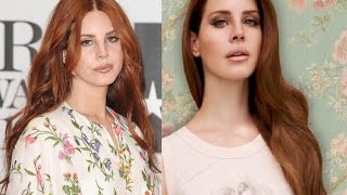 Lana Del Rey and Auburn Hair Colors [upl. by Nywde]