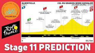 Tour de France 2022 Stage 11 Albertville  Granon TOP 10 favourites preview amp podium prediction [upl. by Aniluj412]