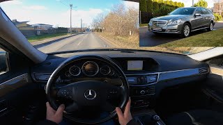 2010 MercedesBenz Eclass E 220 CDI 170 Hp Pov Test Drive  Drive Wave [upl. by Ilujna]