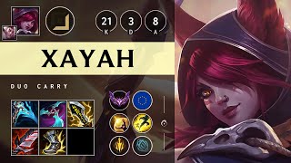 Xayah ADC vs Caitlyn Legendary  EUW Master Patch 1420 [upl. by Elohc]