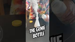 the genie bottle or this oxygen smells funny experiment chemicalreaction [upl. by Stephan]