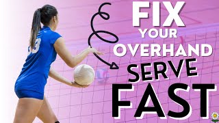 Overhand Serve A Volleyball Over THE NET ⎮Volleyball Drills [upl. by Knorring225]