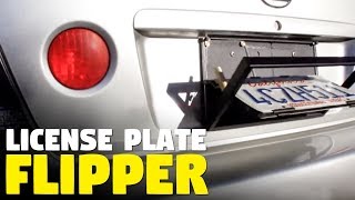 License Plate Hider  Flipper Your License Plate [upl. by Nomed22]