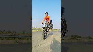 full modified splendor bike stunt video 😱 whatsapp status download loverssplendor splendorbike [upl. by Elleon]