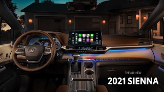 2021 Toyota Sienna Interior Details [upl. by Nasas528]